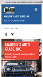 Mobile Screenshot of mauldinsautoglass.com